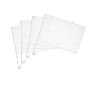 Clips de fenêtre de drapeau de voiture personnalisés Polyester drapeau de voiture à sublimation vierge personnalisé pour vitres de voiture - Product Image 1