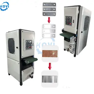 High precision sheet metal abrasive belt flat polishing machine metal parts surface polishing deburring machine