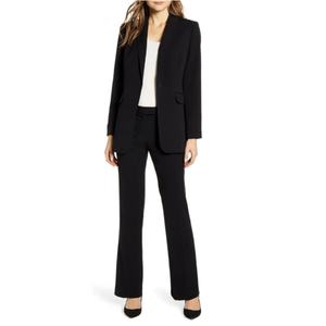 Wholesale Female Work Wear Official Black Zip Fly Formal <b>Suit</b> Trousers <b>Women</b> Wide Leg Pants - Product Image 2