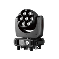 7x40W Zoom Color Changing Moving Head RGBW 4 en 1 Zoom linéaire Angle 5.5 ° ~60 °   Contrôle DMX, nouveau plastique d'ingénierie ignifuge