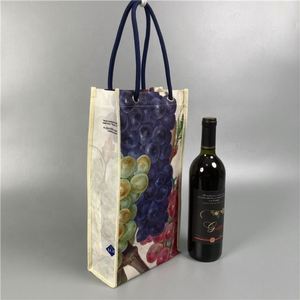 ถุงเก็บความเย็นสำหรับไวน์กล่องไวน์สีดำถุงของขวัญสำหรับไวน์แบบสั่งทำ - Product Image 2