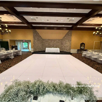 Système de décoration de scène de mariage portable et modulaire pour piste de danse