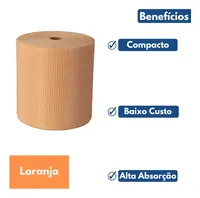 Rolo 600 Lingettes de Nettoyage Multi-usages 28x50cm en Non-tissé Perplex pour Usage Domestique et Industriel