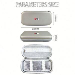 Estuche profesional personalizado de EVA, impermeable, de cuero, para transporte médico, con cremallera, para almacenamiento de insulina. - Product Image 6