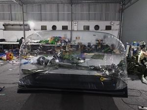Transparent PVC pliant gonflable vélo <span class=keywords><strong>bulle</strong></span> couverture portable gonflable <span class=keywords><strong>moto</strong></span> <span class=keywords><strong>garage</strong></span> capsule emballage abri tente - Product Image 5