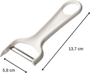 Couteau à éplucher manuel multifonctionnel 3-en-1 personnalisé pour carottes, pommes de terre, fruits et légumes - Product Image 4