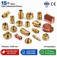 Servicio de Mecanizado CNC de Precisión en Latón C3600 y Cobre T2 de Alta Conductividad, Piezas Eléctricas Resistentes al Desgaste, Torneado y Fresado