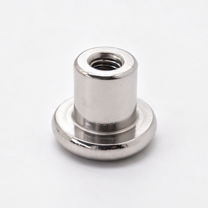 Écrou à souder hexagonal à 3 projections en acier inoxydable 304 galvanisé pour châssis de cabinet en tôle, fixation automobile et d'automatisation - Product Image 2