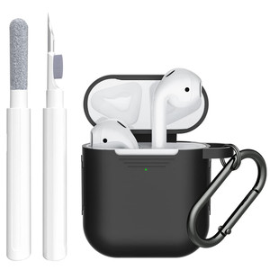 Étui de protection pour AirPods avec stylo de nettoyage pour écouteurs Bluetooth AirPods 2e et 3e génération, conception anti-perte - Product Image 1