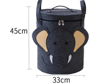 Organisateur de boîte de rangement de jouets populaire et panier de rangement de jouets Playmat avec couvercle à glissière Cube de rangement pour les enfants