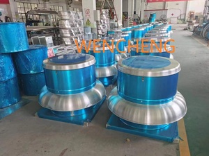 Ventilateur axial de toit WENCHENG en acier au carbone pour l'évacuation des fumées de cheminée, avec moteur AC, résistant aux hautes températures - Product Image 2