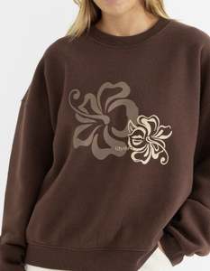 Custom Logo Screen Printed 100% Cotton 400 Gsm Fleece Unisex Sweatshirt Casual Y2K Heavyweight <b>Drop</b> Shoulder Women's Sweatshirt - Product Image 2