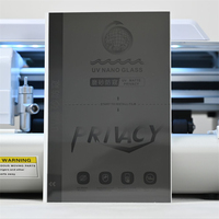 Película Protectora de Pantalla para Teléfono Móvil Fonlyu de 180*120 mm, Nano Vidrio Mate, Privacidad, Curado UV, para Máquina de Corte de Hidrogel