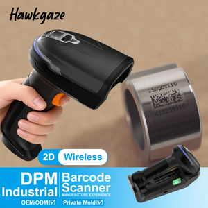 Escáner de Código de Barras 2D Portátil de Alta Velocidad Láser, Escáner de Código QR Inalámbrico Portátil, Lector de Código de Barras Industrial Inalámbrico - Product Image 1