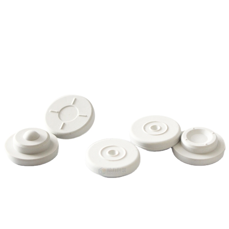 Пробка из бутилкаучука для контактных линз, белая, 20 мм, сертифицированная GMP