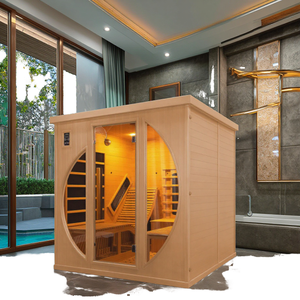 PLT - <span class=keywords><strong>Precio</strong></span> <span class=keywords><strong>de</strong></span> Fábrica, Moderna Sala <span class=keywords><strong>de</strong></span> Sauna Eléctrica <span class=keywords><strong>de</strong></span> Infrarrojos para 3-4 Personas, <span class=keywords><strong>Madera</strong></span> Sólida <span class=keywords><strong>de</strong></span> Cedro Rojo, Panel <span class=keywords><strong>de</strong></span> Control Computarizado, Uso en Parques - Product Image 3