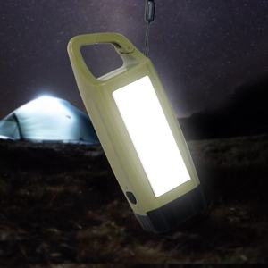 Lampe solaire d'extérieur pour tente, générateur manuel, lampe torche, radio de prévention des catastrophes, banques d'alimentation d'urgence avec crochet - Product Image 2