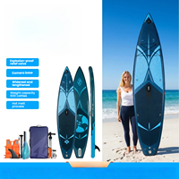 Planche de paddle gonflable tout-en-un, fabrication directe d'usine, OEM, ODM, pour marques privées, couleur et logo personnalisés, emballage sur mesure