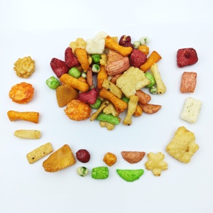 Snacks de riz multicolores en gros, assortiment de snacks cuits et frits, Arare Senbei, pour service OEM de marque privée - Product Image 5