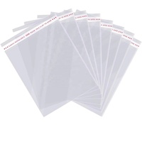 Sacs en cellophane transparents auto-adhésifs pour emballer le pain, les savons, les bonbons, sacs en cellophane OPP pour les cadeaux de fête