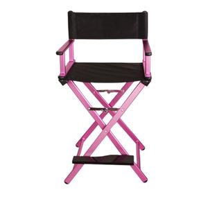 Offre Spéciale chaise en aluminium rose vif chaise de maquillage amovible pliante professionnelle chaise d'extérieur en stock pour studio de loisirs - Product Image 1