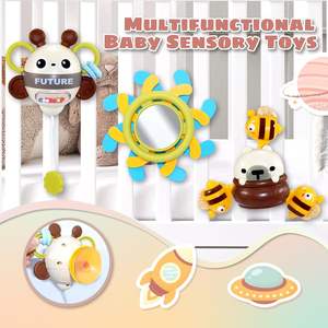 Mainan seluler tempat tidur bayi, mainan sensorik bayi, bel samping tempat tidur, mainan gantung untuk anak-anak - Product Image 4