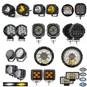 Foco Cuadrado Superbrillante para Camioneta Todoterreno, Luz de Conducción LED 4x4, Faros LED para Jeep, <span class=keywords><strong>Toyota</strong></span>, Land Rover, Tank - Product Image 5