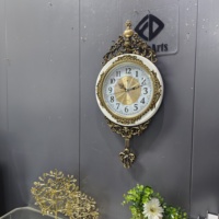 72X35CM Harga Pabrik Grosir Jam Dinding Modern Emas yang Dapat Disesuaikan Jam Logam Dekorasi Rumah Dropshipping DDP WEEE