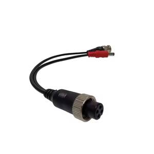 4-pin nữ để <span class=keywords><strong>BNC</strong></span> Nam kết nối nặng IP68 chống chèn sai chống rung cho công nghiệp sử dụng vật liệu đồng - Product Image 3