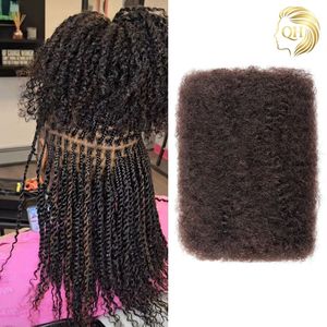 Mèches de cheveux naturels super légères Afro Kinky en vrac, brun chocolat, 50 grammes, de 8 à 20 pouces, pour salons aux États-Unis et au Nigeria - Product Image 1