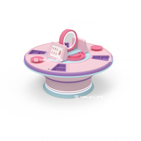 Ensemble table et chaise de toilette simulée pour enfants Équipement de jeu interactif et dispositifs d'amusement pour enfants