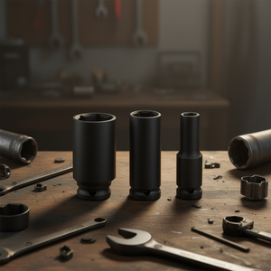 Fervi <b>Impact</b> <b>Socket</b> Wrench Set 3 Pc Metric Deep Drive Tool Kit - Product Image 3