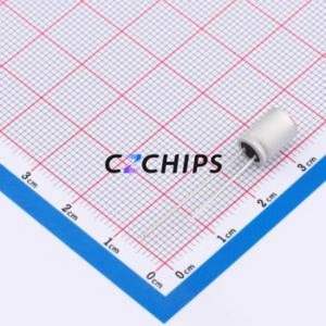 ตัวเก็บประจุแบบแข็ง RS471M100E080R1Z00ZZ แบบ Through-hole (THT), ขนาด D6.3xL8 มม. 470uF 20% 10V - Product Image 2