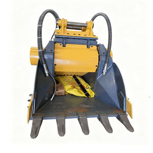 POWO Bagger-Steinbrecher-Schaufel mit Motor CE-Zertifiziert Feinsieb-Backenplatte - Product Image 6