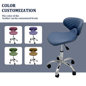 New Arrival Của Màu Sắc Hiện Đại Da Vòng Dưới Salon Đồ Nội Thất Ngồi Có Thể Ngả Ghế Lớn Thủy Lực Bơm Cắt Tóc Ghế - Product Image 6