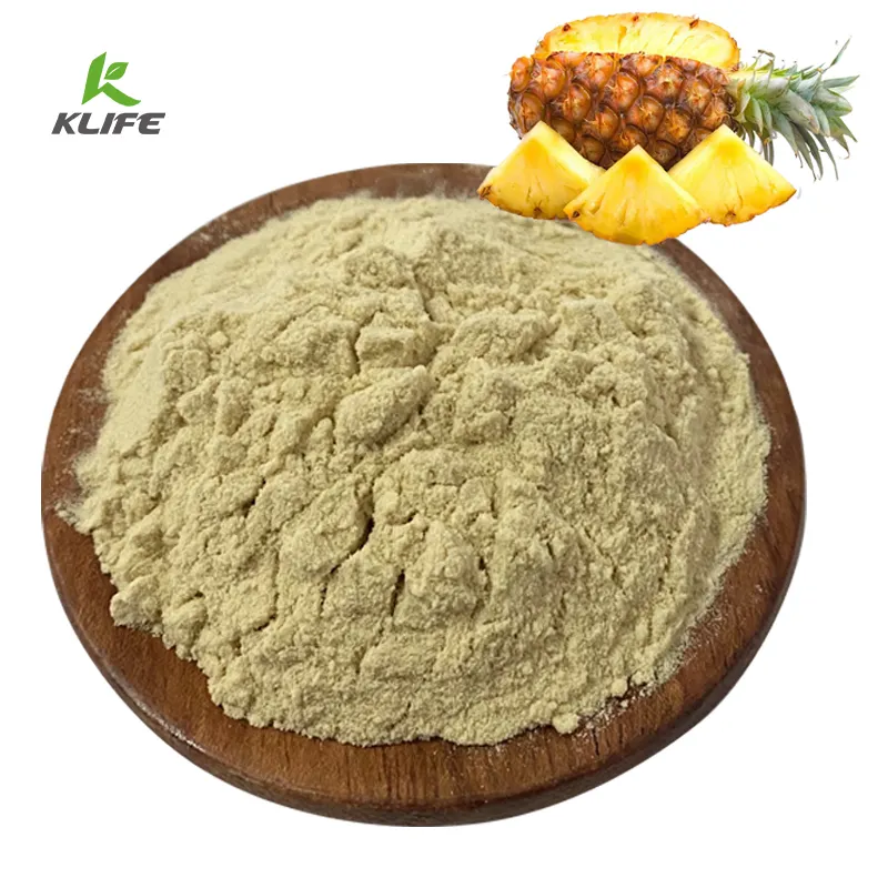 100% Natural Food Grade Bromelin Enzim Bromelain Powder