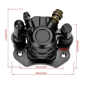 Étrier <span class=keywords><strong>de</strong></span> <span class=keywords><strong>frein</strong></span> à disque hydraulique arrière HIAORS pour ATV Quad Go Kart Dune Buggy chinois 50 70 90cc 110cc 125cc 150cc 200cc 250cc - Product Image 3