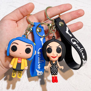 Llavero Creativo <span class=keywords><strong>de</strong></span> Halloween con 6 Muñecos <span class=keywords><strong>de</strong></span> Dibujos Animados <span class=keywords><strong>de</strong></span> <span class=keywords><strong>Coraline</strong></span> <span class=keywords><strong>y</strong></span> <span class=keywords><strong>la</strong></span> <span class=keywords><strong>Puerta</strong></span> <span class=keywords><strong>Secreta</strong></span>, Llavero <span class=keywords><strong>de</strong></span> Goma para Coche <span class=keywords><strong>y</strong></span> Bolso para Hombres <span class=keywords><strong>y</strong></span> Mujeres - Product Image 6