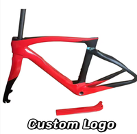 Cadre de vélo en fibre de carbone LAIQIN 29er durable, léger, BMX, vélos de route, noir mat/brillant, 1380g, moins de 38cm