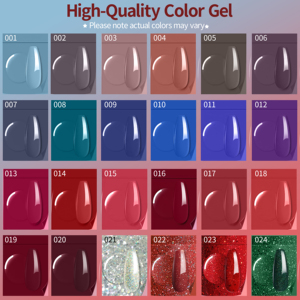 ORCHID FOX OEM Vente en gros Logo personnalisé 24 couleurs Hiver Noël Cadeau Vernis à ongles gel UV LED longue tenue Soak Off - Product Image 2
