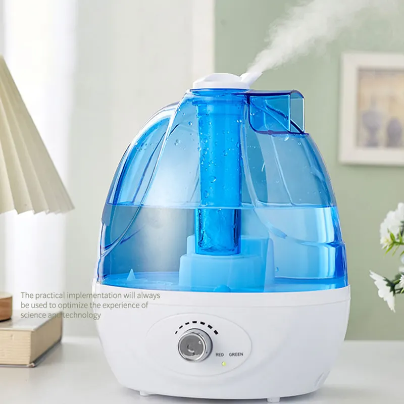 เครื่องเพิ่มความชื้นในอากาศแบบหมอกเย็นเครื่องทำความชื้นสีสันสดใสสำหรับ2.5L ใช้ในบ้านเด็กทารกใช้ในบ้าน