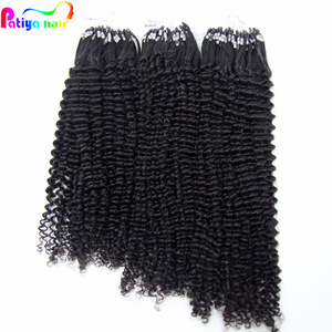 Extensions de cheveux humains bruts indiens à <span class=keywords><strong>micro</strong></span>-boucles, couleur naturelle, bouclés crépus, pour femmes, achat <span class=keywords><strong>en</strong></span> <span class=keywords><strong>ligne</strong></span> au Canada, <span class=keywords><strong>micro</strong></span>-liens bouclés serrés - Product Image 3