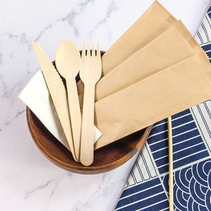 Sinh Thái dùng một lần bằng gỗ thiết lập dao kéo Woods và tre dao kéo với Hot Bán - Product Image 5