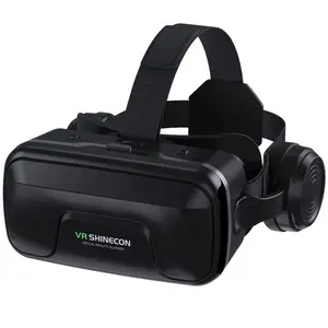 3d Helm Virtual Reality Vr Bril Voor 4.7 Tot 6 Inch Smartphones 3d Bril Ondersteuning 0-600 Bijziendheid Vr Headset Voor Mobiele Telefoon