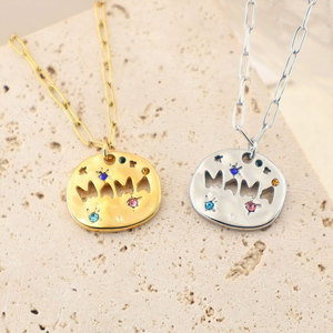 สร้อยคอผู้หญิงชุบทอง 14k 18k PVD บนสแตนเลสสตีล 316L ดีไซน์สวยงาม ของขวัญวันแม่ สร้อยคอสำหรับคุณแม่ - Product Image 4