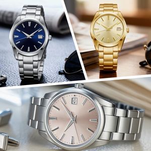 Reloj para Hombre, Reloj de Lujo, Reloj para Hombre, Reloj de Cuarzo para Mujer, Niño, Brazalete Árabe, Conjunto para Pareja - Product Image 2