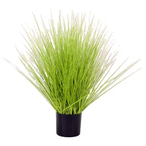 Wholesale landscaping indoor ornamental plant plastic artificial onion grass/fake reed grass
