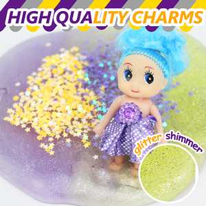 Slime coloré transparent avec billes de mousse, jouet sensoriel pour enfants, pack de fête, anti-stress, extensible, en vogue - Product Image 6