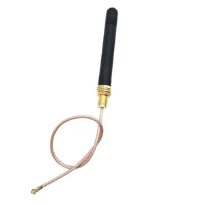 Factory-Customized Bolt-Through Screw-Mount Mini Indoor Circular 2.4GHz <b>WiFi</b> Slim Whip Antenna with RG316 <b>Cable</b> and UFL - Product Image 2