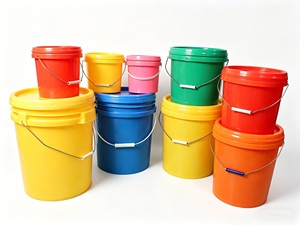 Conteneur de stockage en PP scellé avec couvercle, 2,5 gallons (10 <span class=keywords><strong>litres</strong></span>) de seau en <span class=keywords><strong>plastique</strong></span> rond de qualité <span class=keywords><strong>alimentaire</strong></span> écologique - Product Image 3